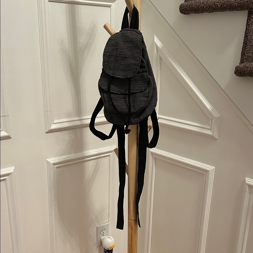 Black and White Mini Backpack